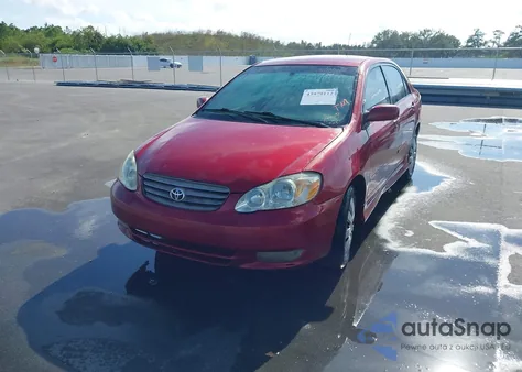 2003 Toyota Corolla S из США, поврежденный, VIN 1NXBR32E73Z180367